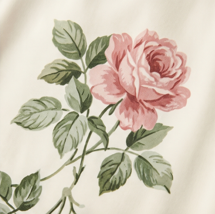 Damen Maxikleid floral plissiert | Quadratischer Ausschnitt &amp; Rüschenärmel | Hohe Taille für schmeichelnde Silhouette