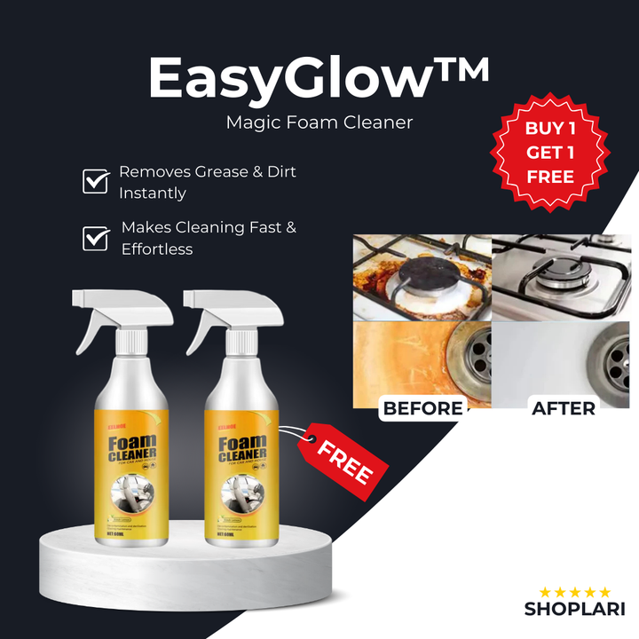 Foam Cleaner 2-Pack 2 fl oz | Quickly dissolves grease &amp; dirt | For kitchen, bathroom, car &amp; more
