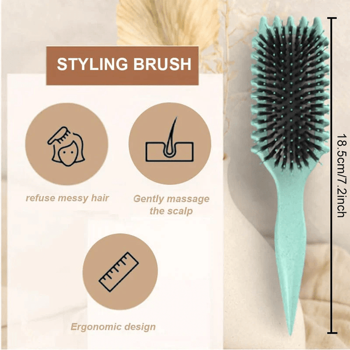 Locken-Stylingbürste zum Definieren | Für Bounce &amp; clumpte Curls ohne Ziepen | Entwirrt &amp; formt in einem Schritt | Für Wellen &amp; Locken