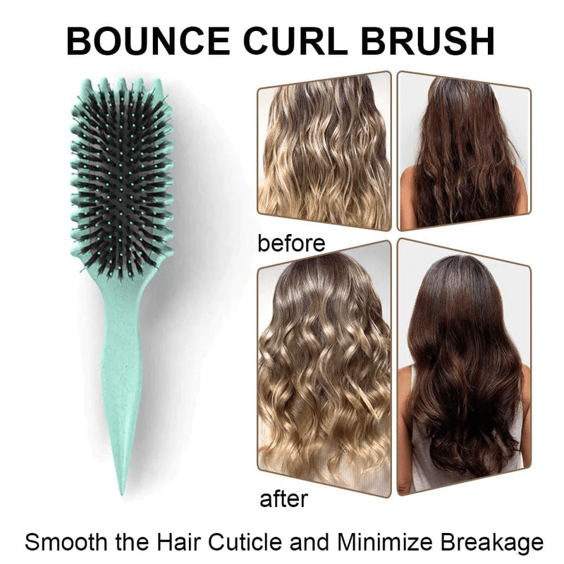 Locken-Stylingbürste zum Definieren | Für Bounce &amp; clumpte Curls ohne Ziepen | Entwirrt &amp; formt in einem Schritt | Für Wellen &amp; Locken