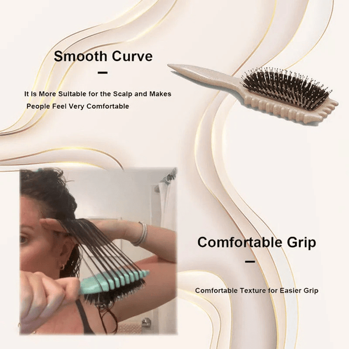 Locken-Stylingbürste zum Definieren | Für Bounce &amp; clumpte Curls ohne Ziepen | Entwirrt &amp; formt in einem Schritt | Für Wellen &amp; Locken