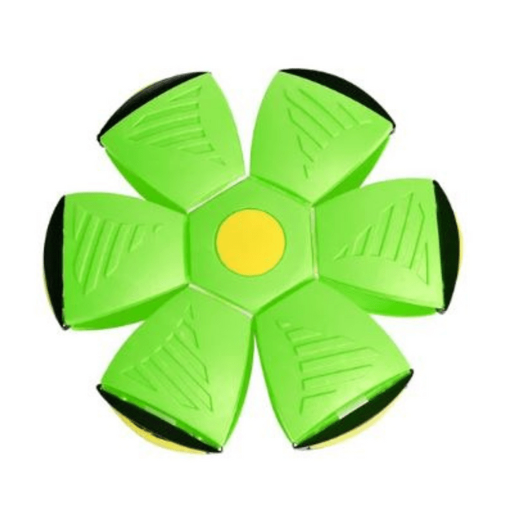 Interaktiivinen lentävä koiranlelu | 2-in-1 frisbee ja pallo pop-up -muotoilu | Vedenkestävä &amp; kestävä muovi | Kaikille koon koirille