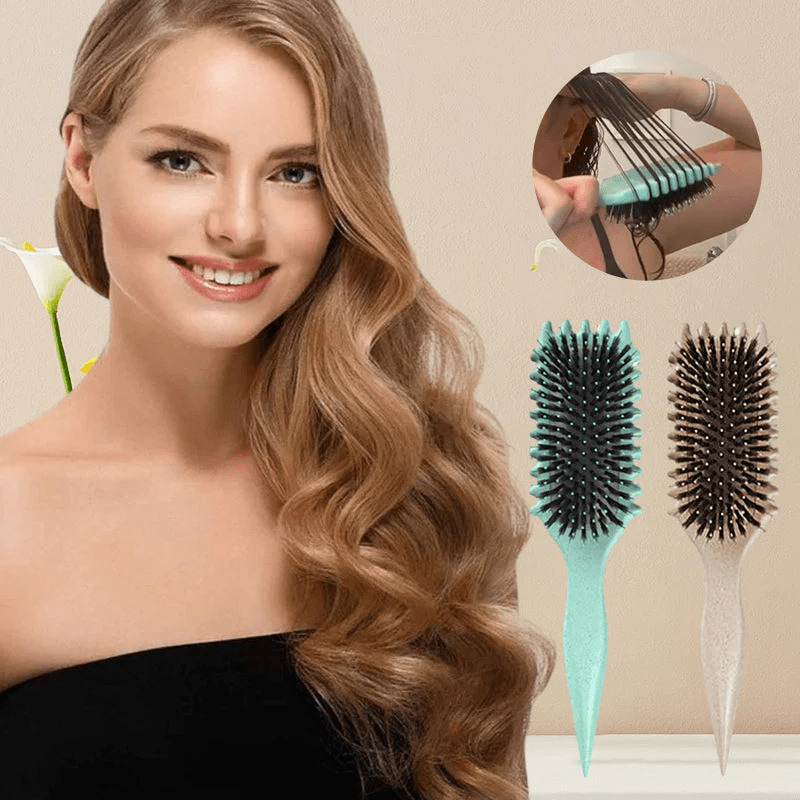 Locken-Stylingbürste zum Definieren | Für Bounce &amp; clumpte Curls ohne Ziepen | Entwirrt &amp; formt in einem Schritt | Für Wellen &amp; Locken