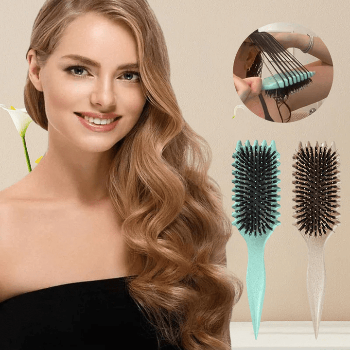 Locken-Stylingbürste zum Definieren | Für Bounce &amp; clumpte Curls ohne Ziepen | Entwirrt &amp; formt in einem Schritt | Für Wellen &amp; Locken