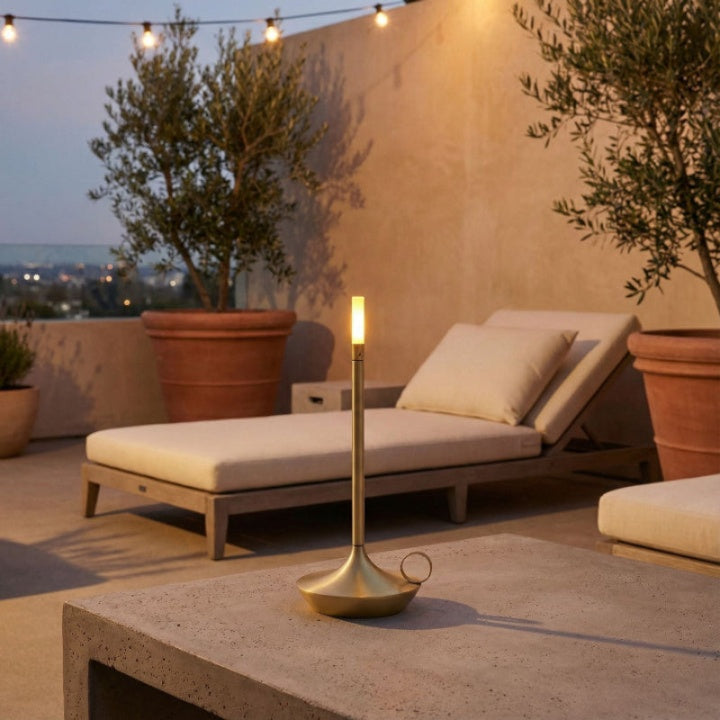Akku Tischlampe | Kabellose dimmbare LED-Leuchte mit USB-C und bis zu 150 Stunden Akkulaufzeit