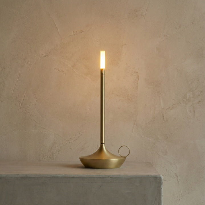 Akku Tischlampe | Kabellose dimmbare LED-Leuchte mit USB-C und bis zu 150 Stunden Akkulaufzeit