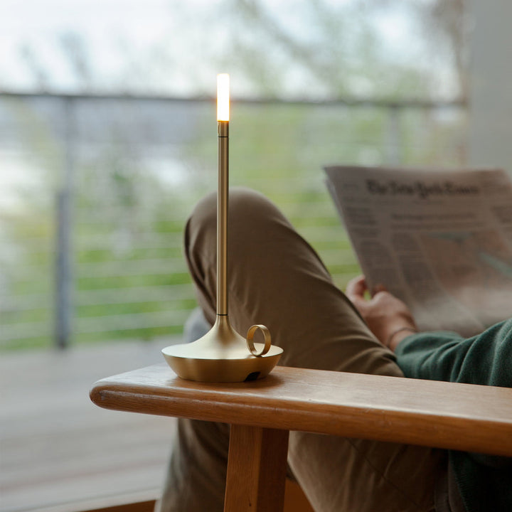 Akku Tischlampe | Kabellose dimmbare LED-Leuchte mit USB-C und bis zu 150 Stunden Akkulaufzeit