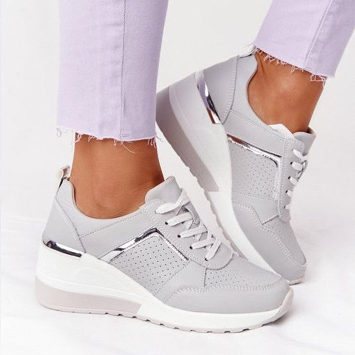 Damen Sneaker Bequem &amp; Modisch | Alltagsschuhe mit Dämpfung &amp; Rutschfester Sohle | Leichte Freizeitschuhe für Jeden Tag