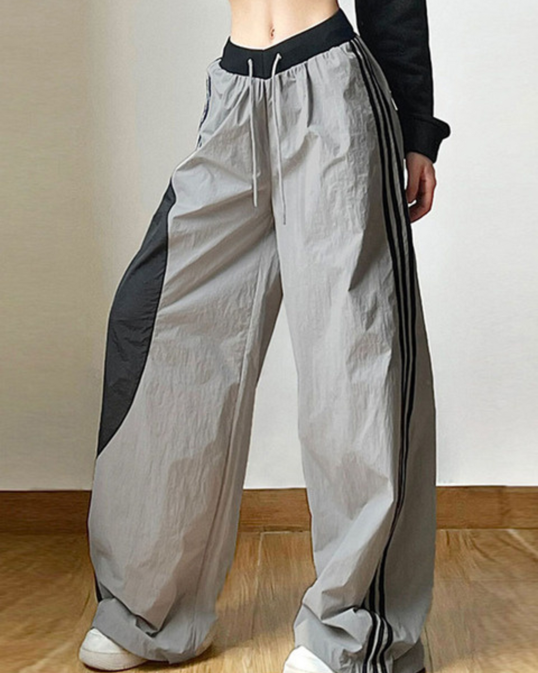 Damen Jogginghose | Oversized Hose mit weitem Bein für Alltag und Freizeit