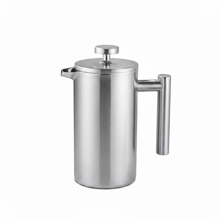 French Press aus Edelstahl | 350 ml Kaffeepresse mit doppelwandiger Isolierung