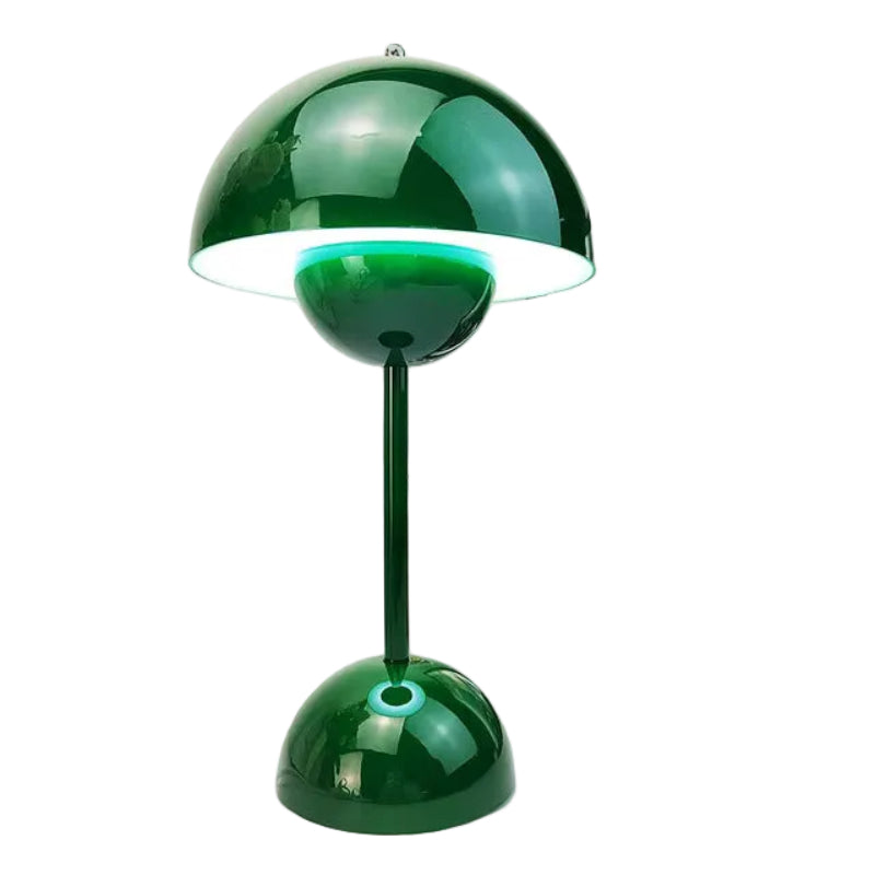 Kabellose Retro Tischlampe mit Akku | Warmweißes LED-Licht | 3-stufig dimmbar | Touch-Steuerung | Bis 10 Std. | 25 × 13 cm