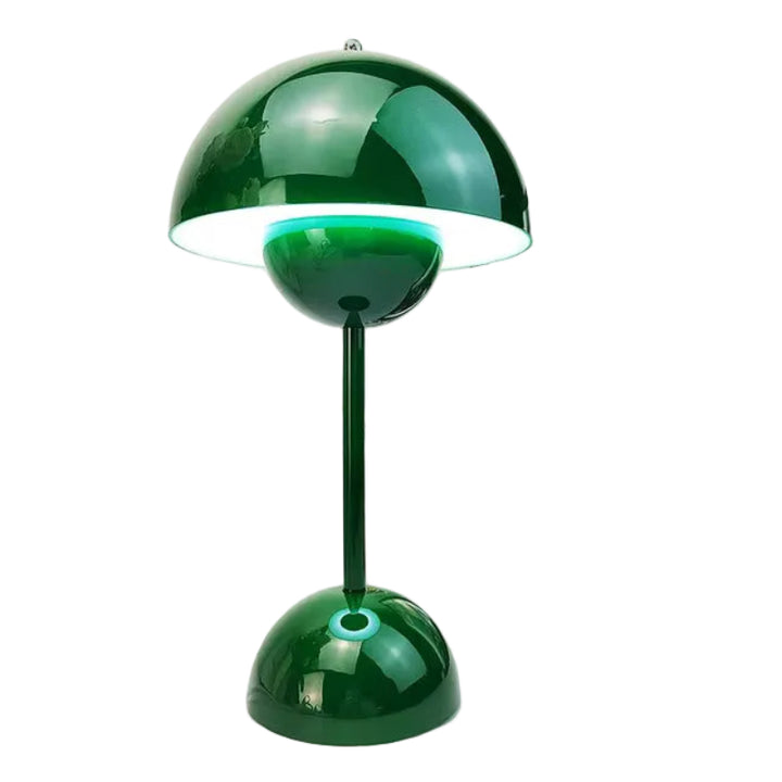 Kabellose Retro Tischlampe mit Akku | Warmweißes LED-Licht | 3-stufig dimmbar | Touch-Steuerung | Bis 10 Std. | 25 × 13 cm