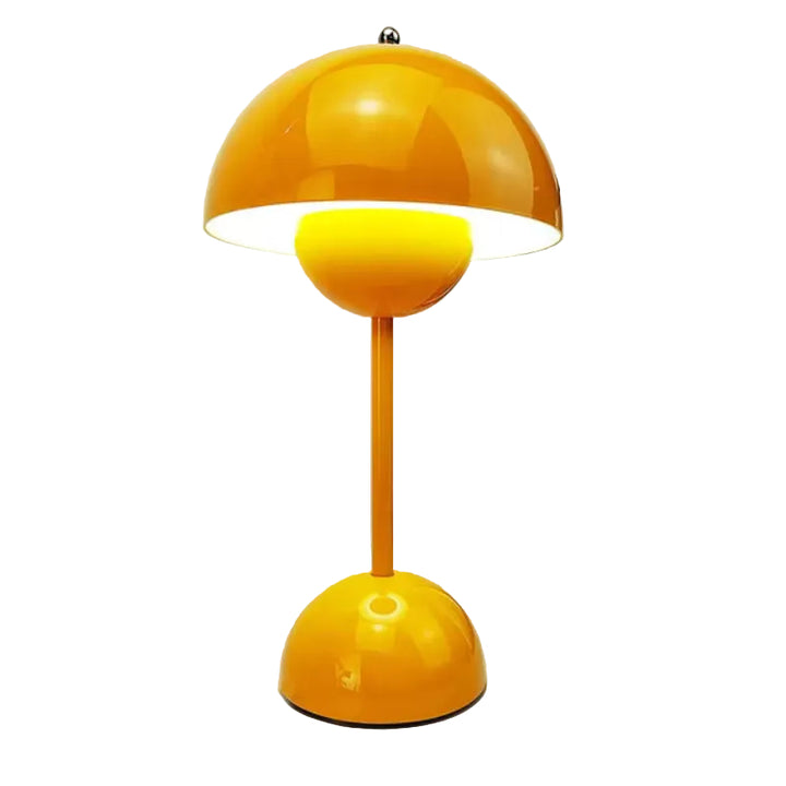 Kabellose Retro Tischlampe mit Akku | Warmweißes LED-Licht | 3-stufig dimmbar | Touch-Steuerung | Bis 10 Std. | 25 × 13 cm