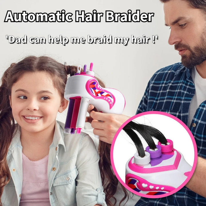 Automatic hair braider for braids | Salon look in seconds, no tangling | Compact &amp; lightweight for on the go | Includes hair ties &amp; instructions