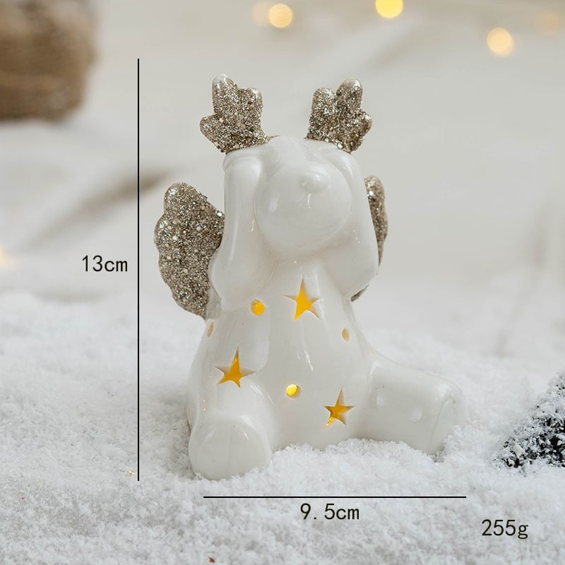 LED Weihnachtsbaum | Beleuchtete Tischdekoration mit warmweißem Licht, Batteriebetrieb und festlichem Baumdesign für Weihnachten