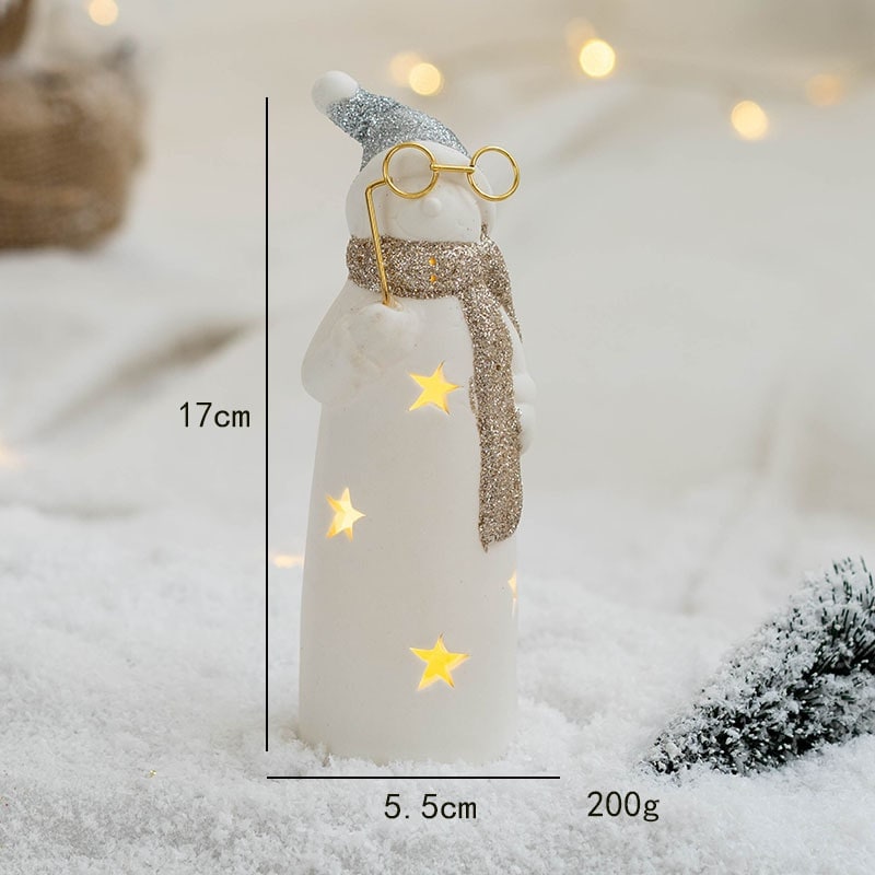 LED Weihnachtsbaum | Beleuchtete Tischdekoration mit warmweißem Licht, Batteriebetrieb und festlichem Baumdesign für Weihnachten