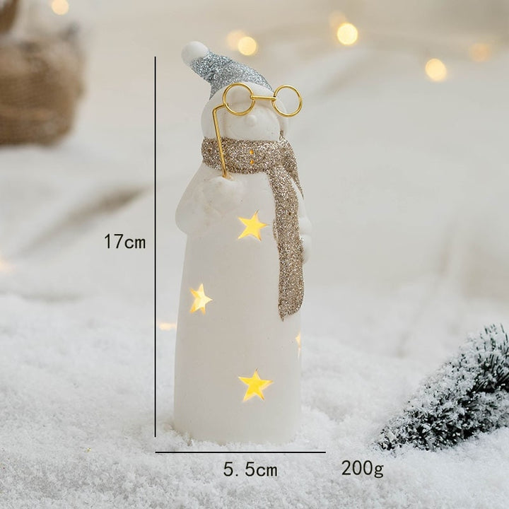 LED Weihnachtsbaum | Beleuchtete Tischdekoration mit warmweißem Licht, Batteriebetrieb und festlichem Baumdesign für Weihnachten