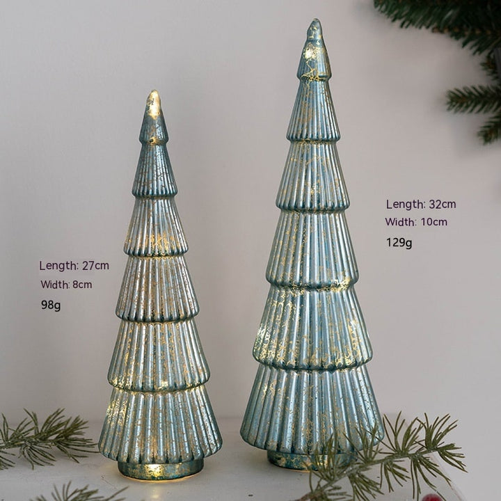 LED Weihnachtsbaum | Beleuchtete Tischdekoration mit warmweißem Licht, Batteriebetrieb und festlichem Baumdesign für Weihnachten