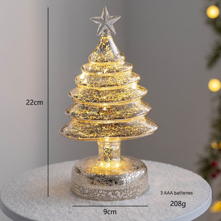 LED Weihnachtsbaum | Beleuchtete Tischdekoration mit warmweißem Licht, Batteriebetrieb und festlichem Baumdesign für Weihnachten