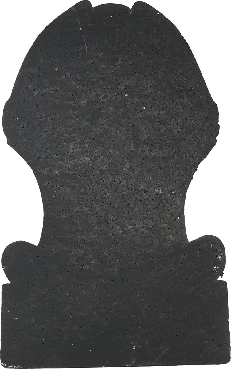 Halloween Grabstein Grau 58 cm | RIP Grabsteindeko aus Styropor für Geisterhaus, Mottoparty und Halloween-Deko