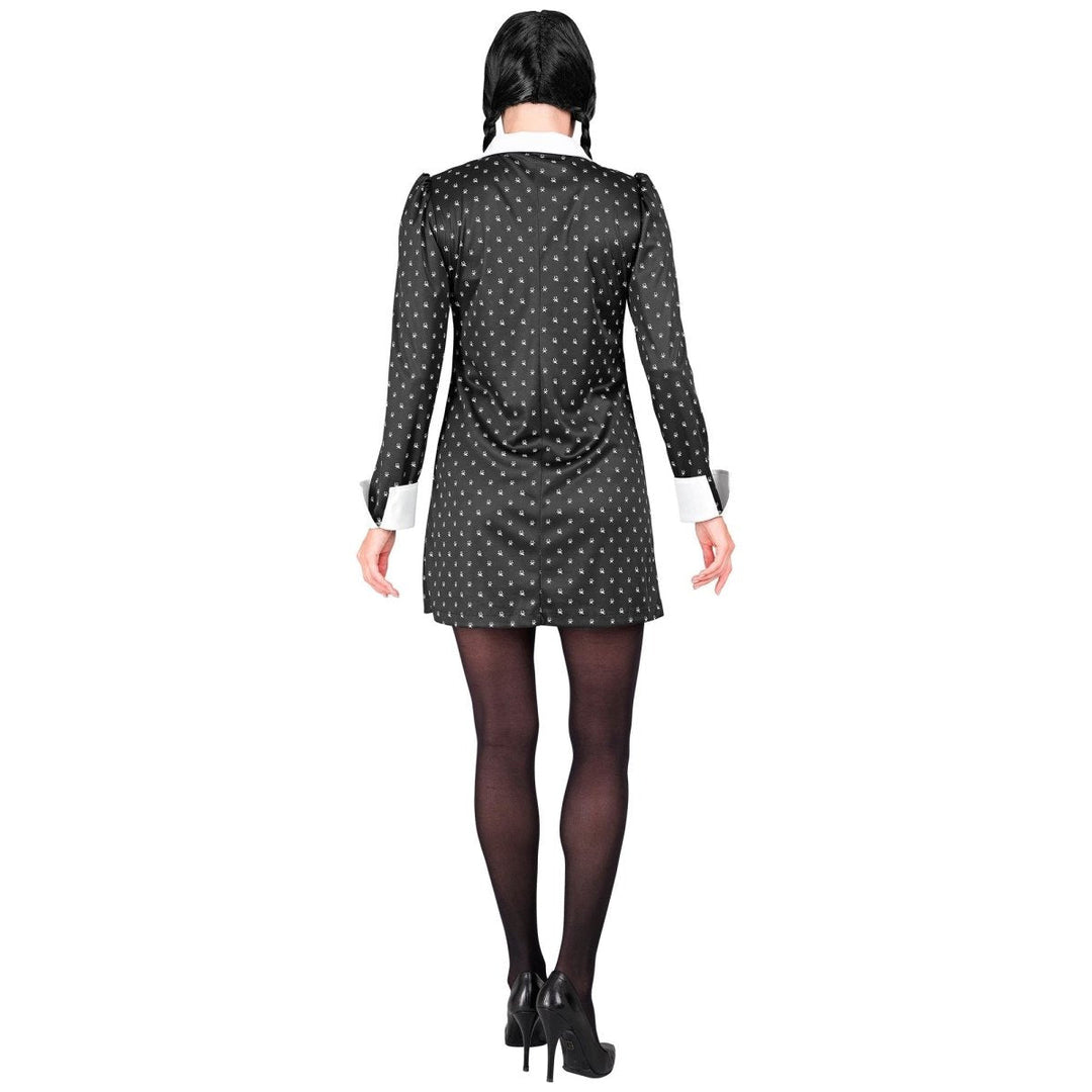 Gothic Kleid Damen | Schwarzes Halloween-Kleid für Gothic-Verkleidung, Halloween-Partys und Mottopartys