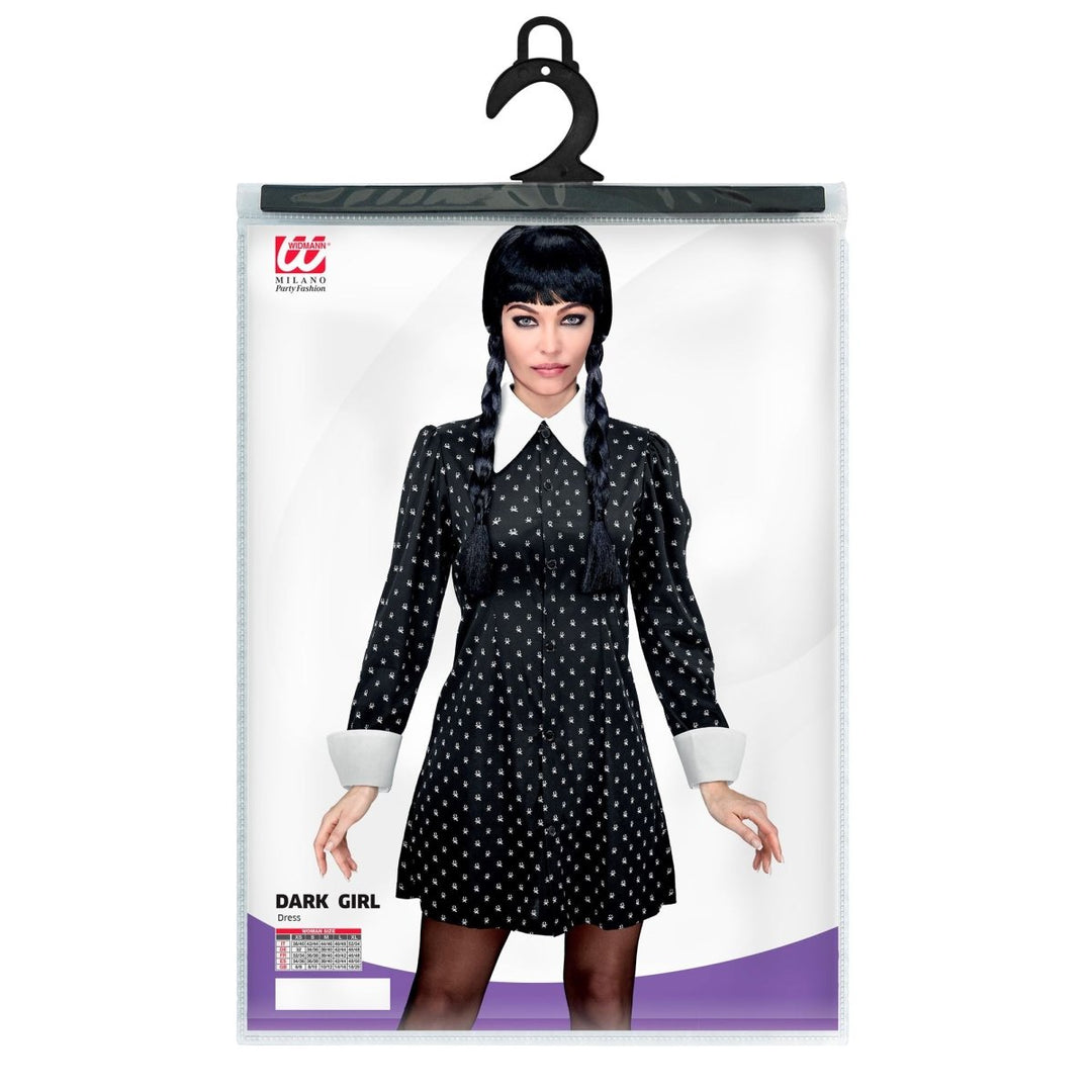 Gothic Kleid Damen | Schwarzes Halloween-Kleid für Gothic-Verkleidung, Halloween-Partys und Mottopartys