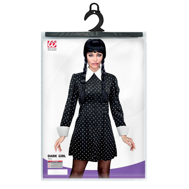 Gothic Kleid Damen | Schwarzes Halloween-Kleid für Gothic-Verkleidung, Halloween-Partys und Mottopartys