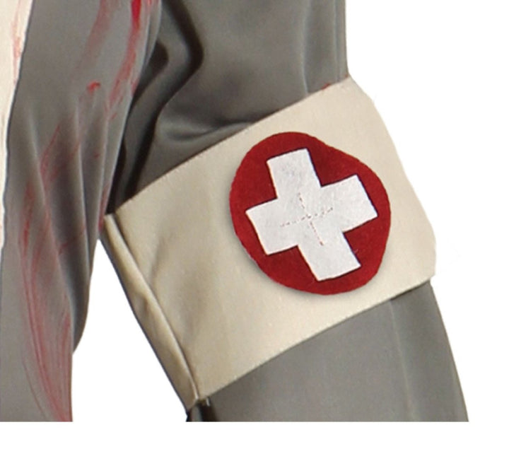 Krankenschwester Kostüm Damen | 2-teiliges Halloween-Kostüm mit Kleid und Krankenschwester-Haube für Mottopartys