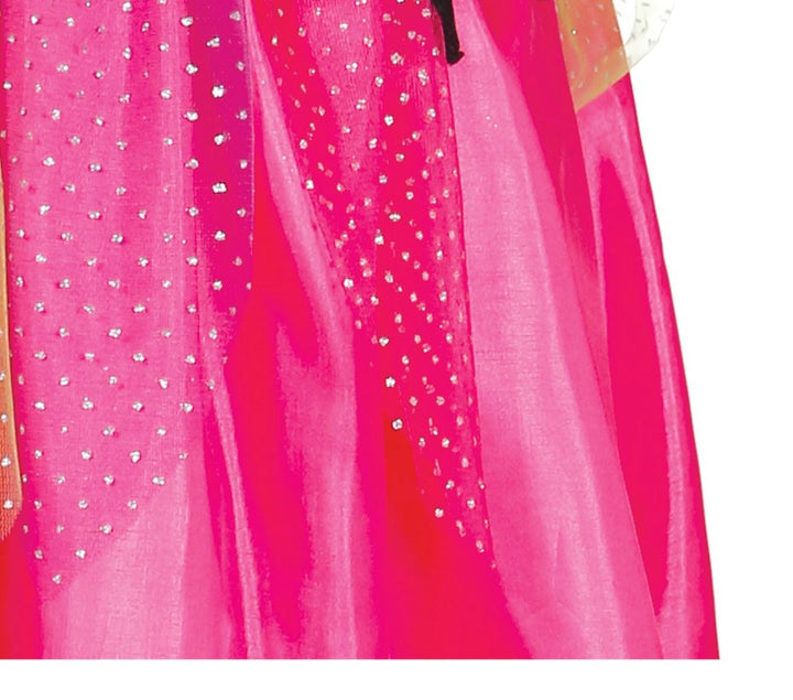 Hexenkostüm Kinder | Rosa Halloween-Kostüm mit Hexenkleid und Hut für Halloween- und Mottopartys