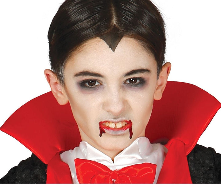 Vampir Kostüm Kinder | Halloween-Kostüm mit Overall, Umhang und Hemd für Halloween- und Mottopartys