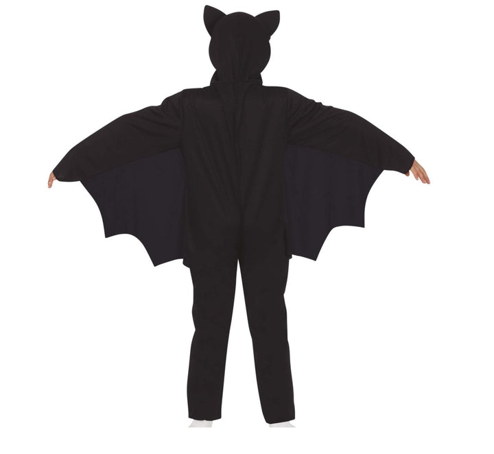 Fledermaus Skelett Kostüm Kinder | Halloween-Kostüm mit Jumpsuit, Kapuze und Flügeln für Halloween-Partys