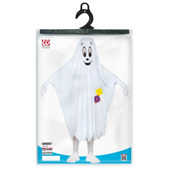 Geist Kostüm Kinder | Weißer Halloween-Poncho für Geister-Verkleidung, Halloween-Partys und Mottopartys