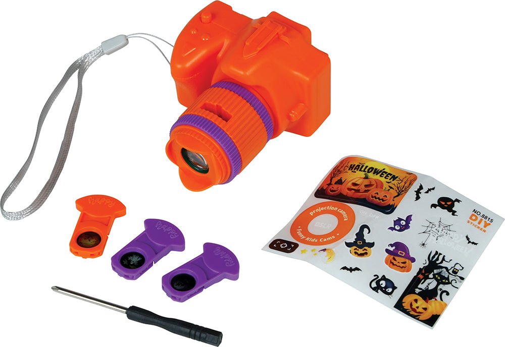 Halloween LED Projektor 10 cm | Kompakter Lichtprojektor für gruselige Halloween-Partys und stimmungsvolle Dekoration