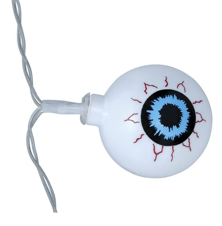 Halloween LED Lichterkette 1,3 m | Lichtgirlande mit leuchtenden Augen für gruselige Halloween-Dekoration