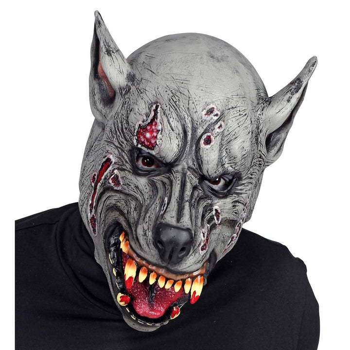 Werwolf Maske Halloween | Graue Horror-Maske für Werwolf-Kostüme, Halloween-Partys und gruselige Mottopartys