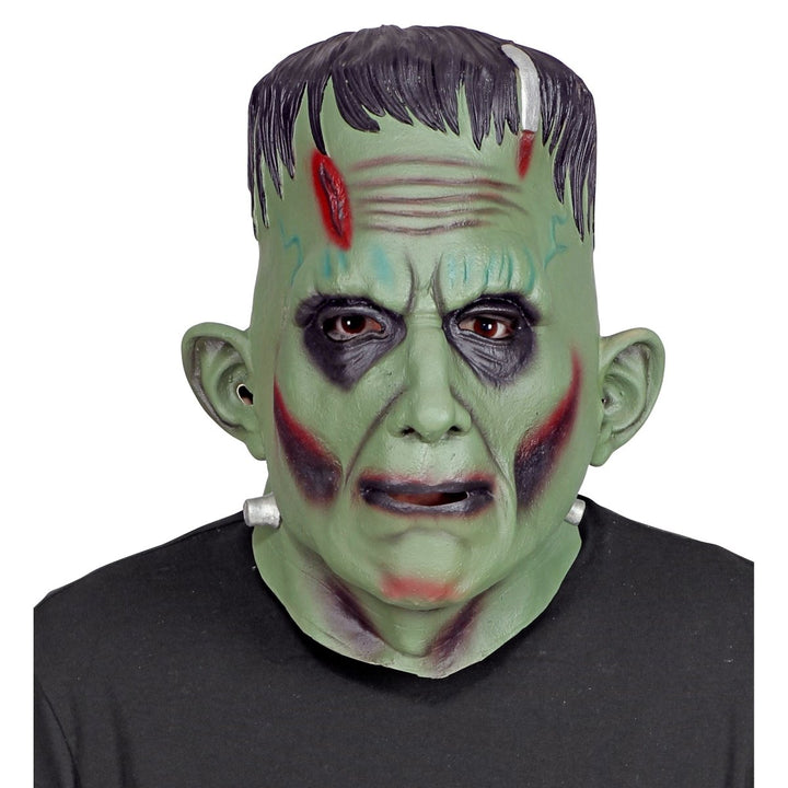 Monster Maske Halloween | Grüne Gruselmaske für Labor-Monster-Kostüme, Halloween-Partys und Horror-Verkleidungen