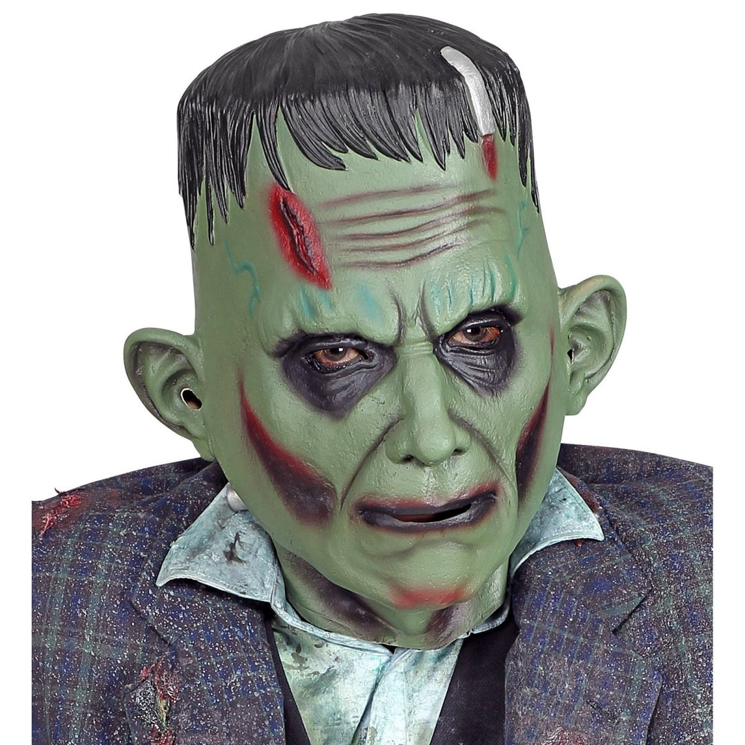 Monster Maske Halloween | Grüne Gruselmaske für Labor-Monster-Kostüme, Halloween-Partys und Horror-Verkleidungen