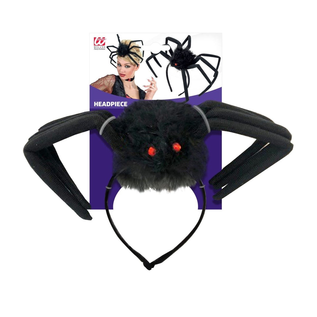 Halloween Spinne 50 cm | Große Spinnen-Attrappe als gruseliges Accessoire für Halloween-Kostüme und Mottopartys