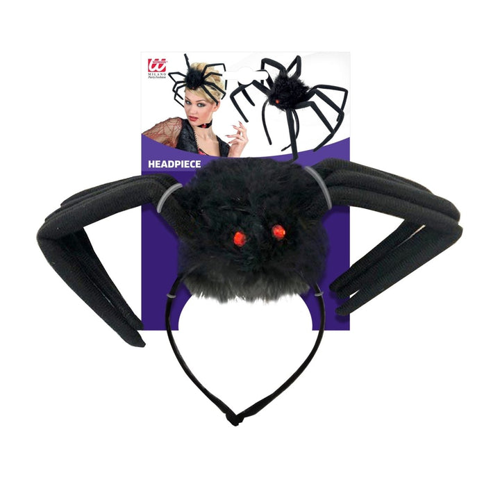 Halloween Spinne 50 cm | Große Spinnen-Attrappe als gruseliges Accessoire für Halloween-Kostüme und Mottopartys