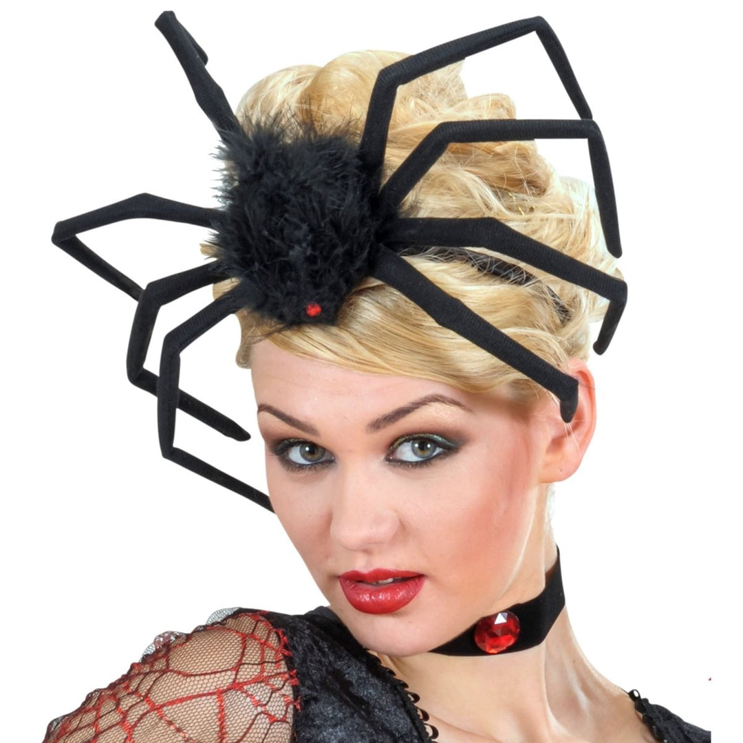Halloween Spinne 50 cm | Große Spinnen-Attrappe als gruseliges Accessoire für Halloween-Kostüme und Mottopartys