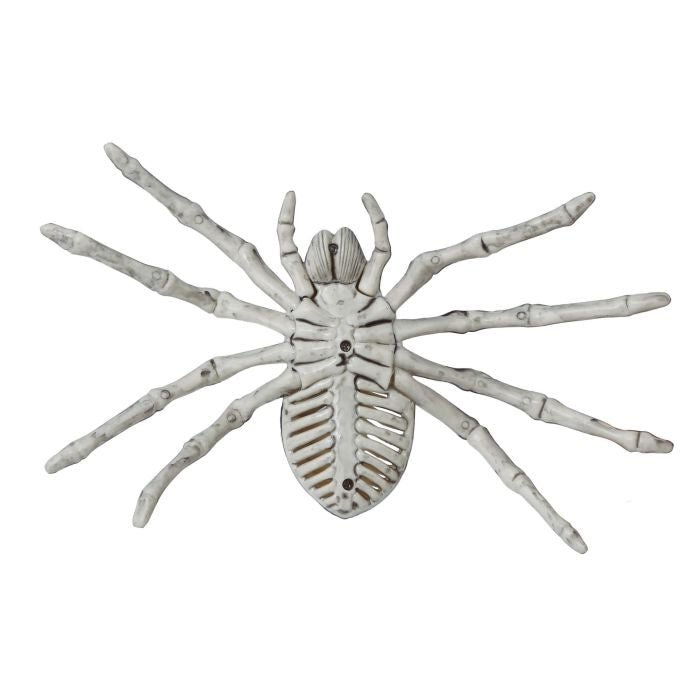 Halloween Skelett Spinne 24 cm | Gruselige Spinnen-Deko aus PVC für Halloween-Partys und Horror-Dekoration