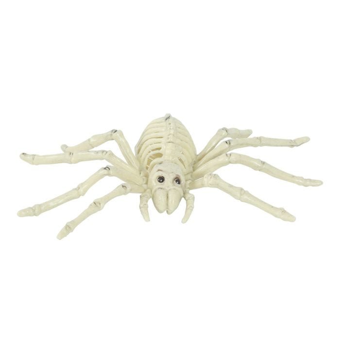 Halloween Skelett Spinne 24 cm | Gruselige Spinnen-Deko aus PVC für Halloween-Partys und Horror-Dekoration