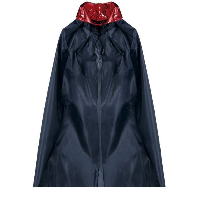 Kinder Vampir Umhang 90 cm | Halloween Cape für Dracula Kostüm, Karneval, Horrorparty und gruselige Mottopartys