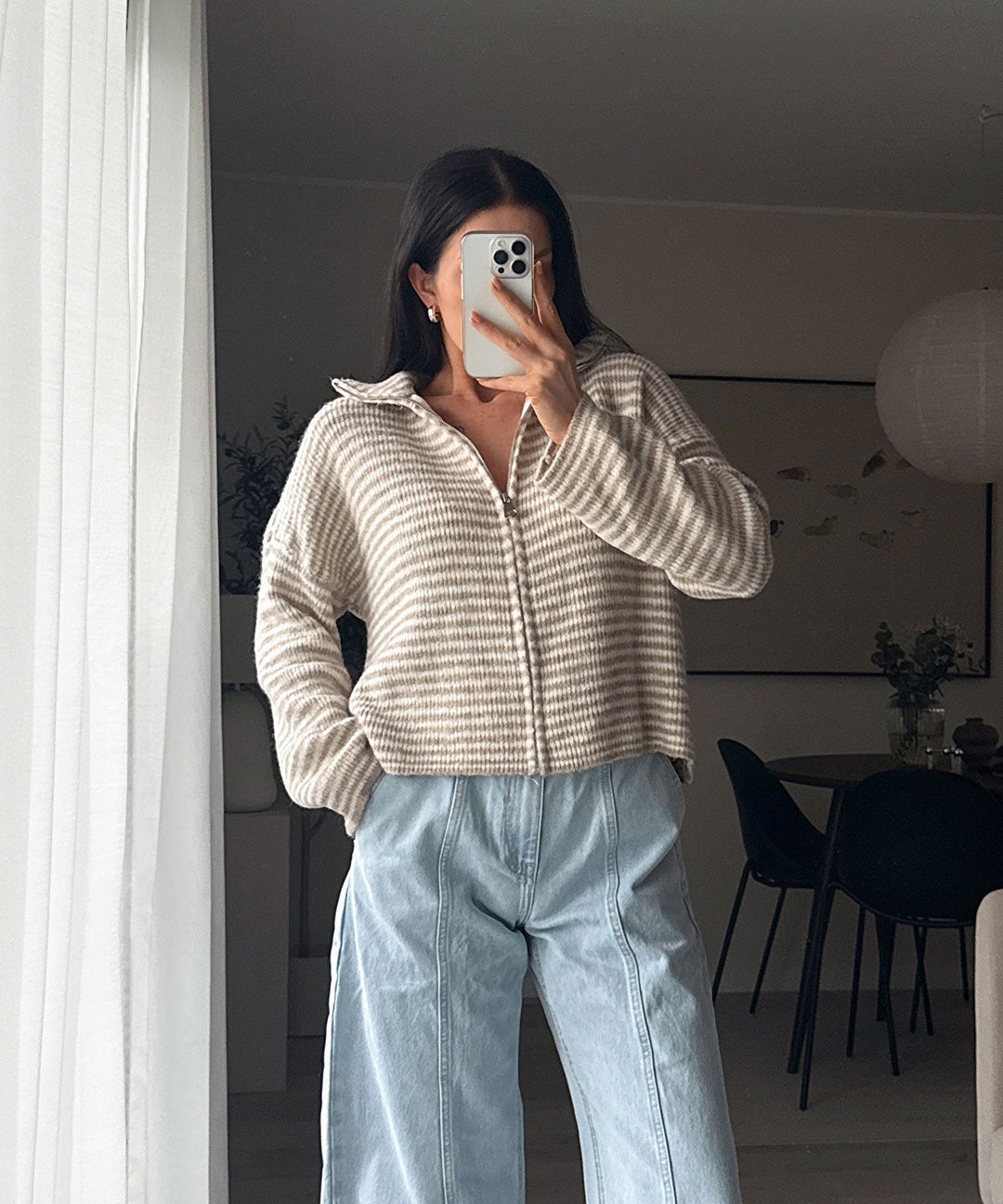 Barrel Jeans Damen | Baumwolljeans mit lockerer Passform