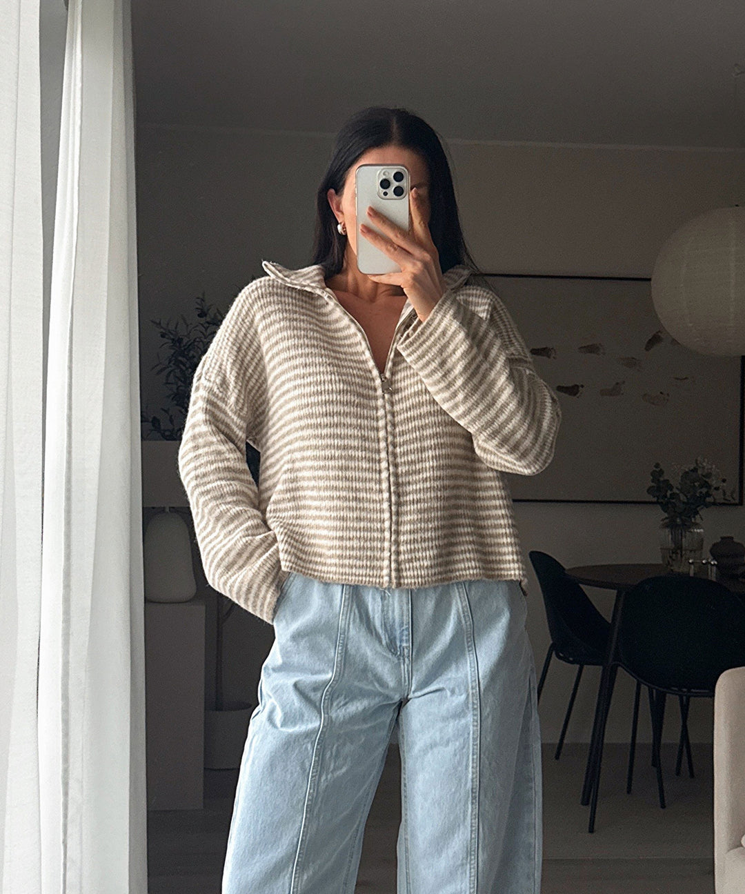 Barrel Jeans Damen | Baumwolljeans mit lockerer Passform