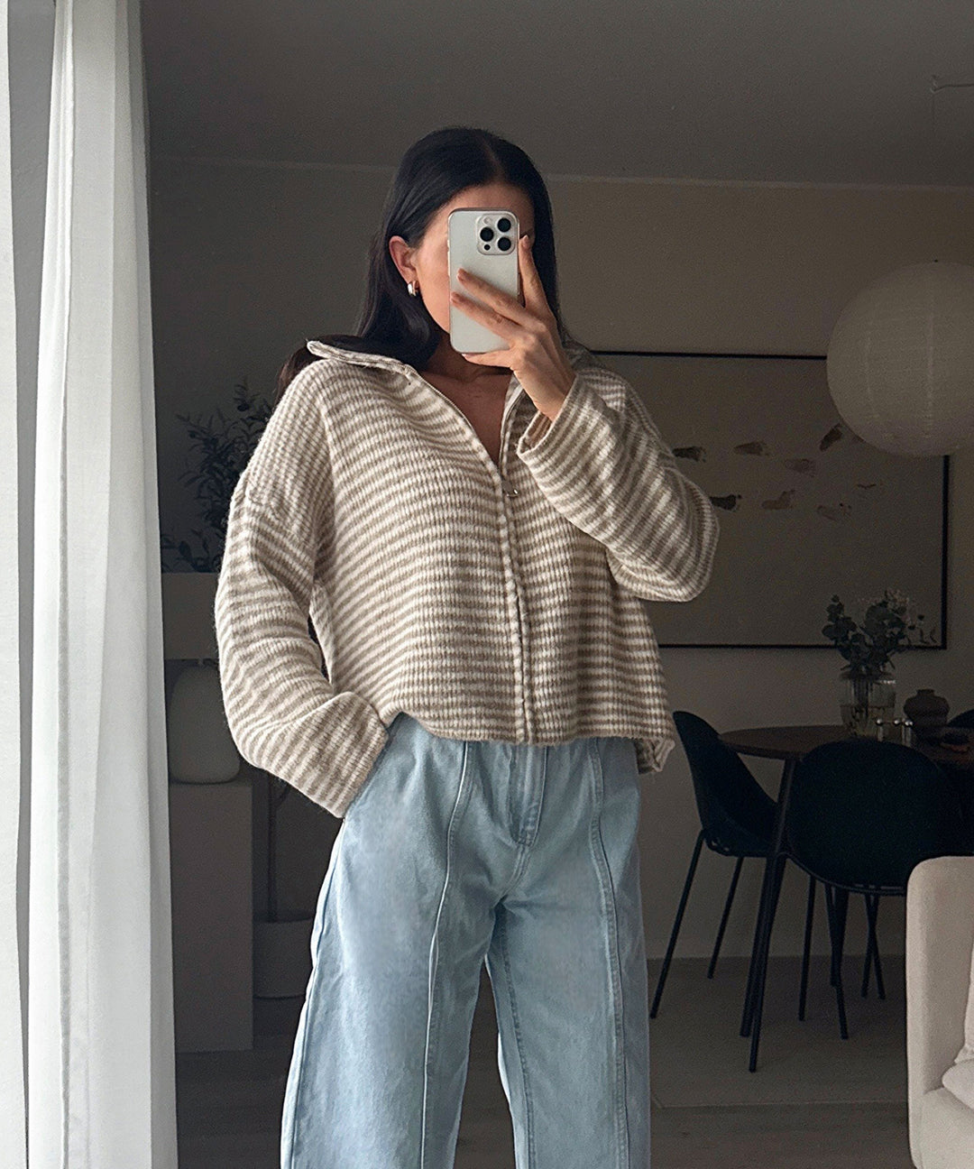 Barrel Jeans Damen | Baumwolljeans mit lockerer Passform