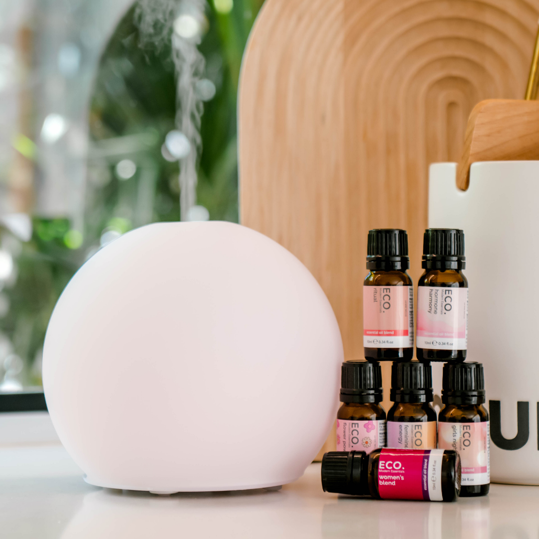 Aroma Diffuser | Ultraschall-Diffuser mit HER Duftöl-Set
