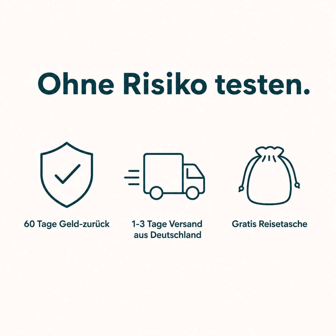 Ergonomisches Reisekissen mit Memory-Schaum | Nackenkissen mit stützender Passform und kompaktem Design für Flugzeug, Zug und Auto