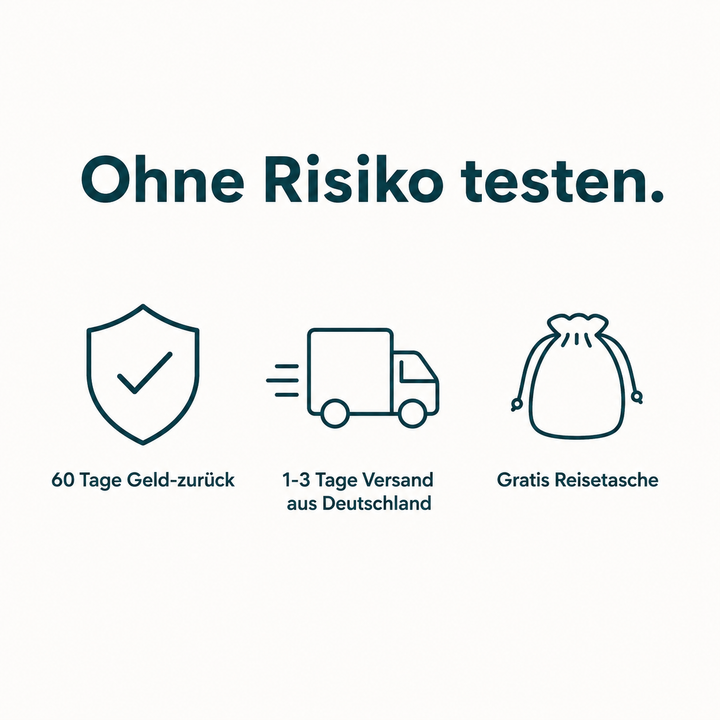 Ergonomisches Reisekissen mit Memory-Schaum | Nackenkissen mit stützender Passform und kompaktem Design für Flugzeug, Zug und Auto