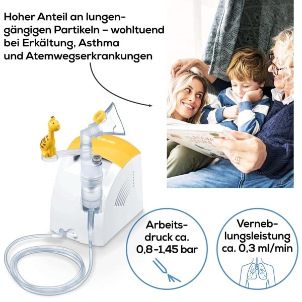Kinder Inhalator | Kompressor-Inhalator für Babys und Kinder
